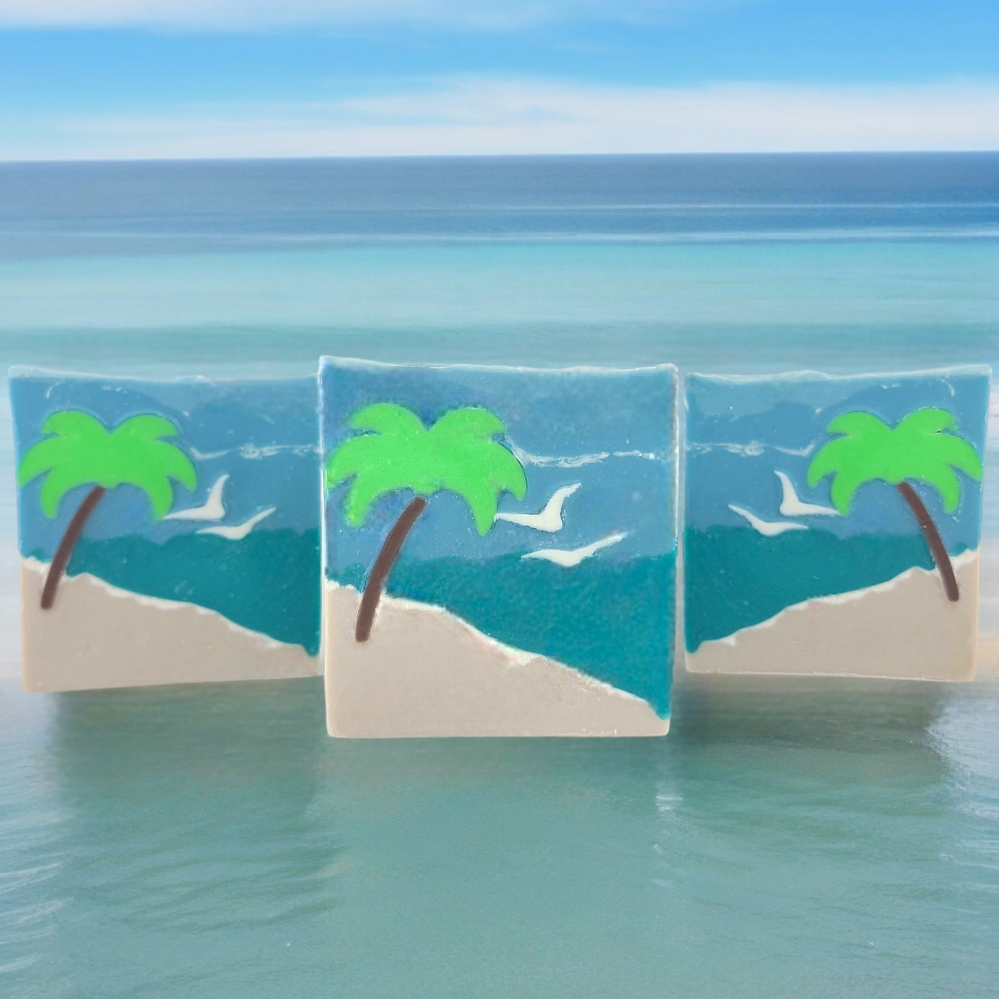 Paradise Island View Artisan Goat Milk Soap 4.4oz Bar