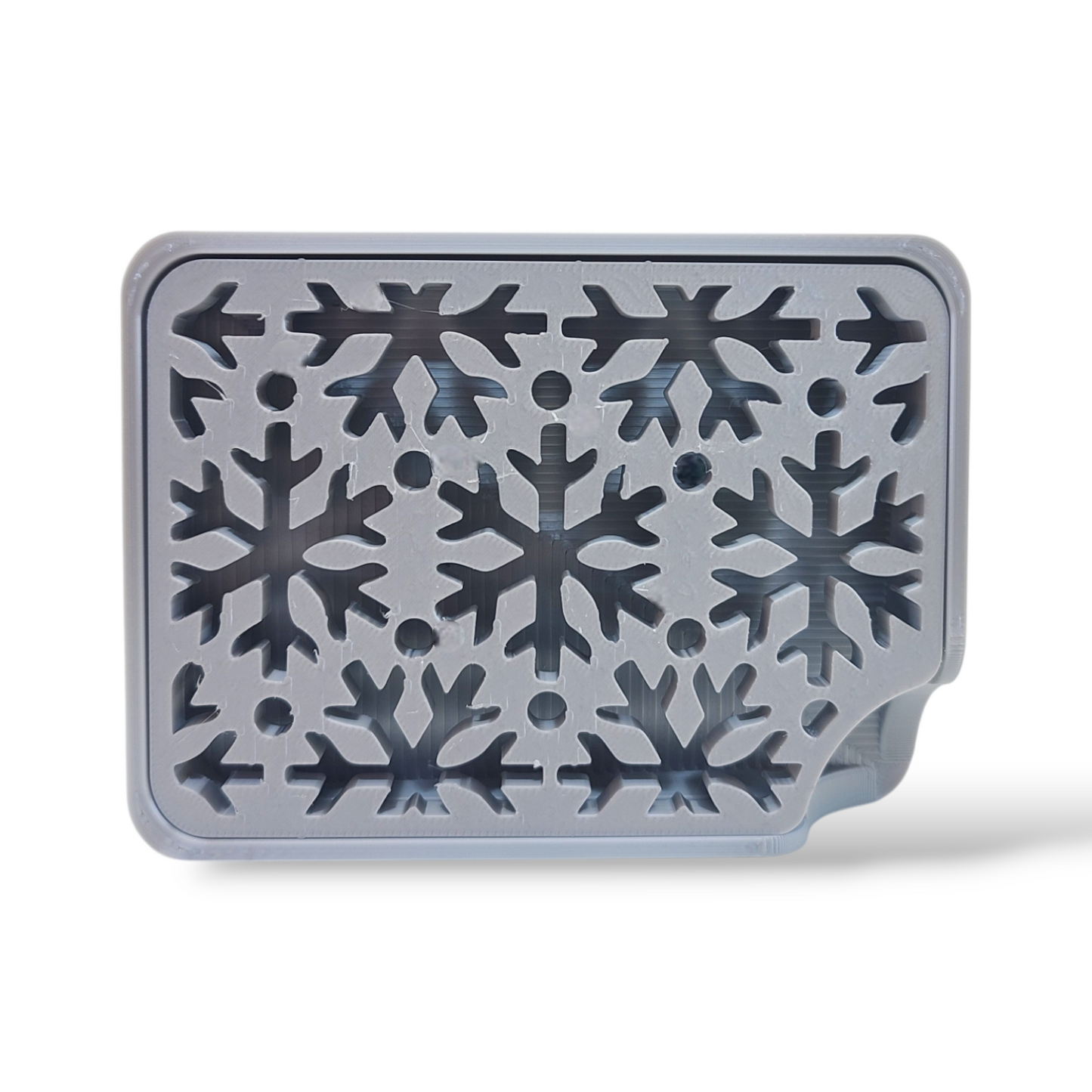 Snowflake Soap Dish- 2 Piece Easy Clean Soap Dish