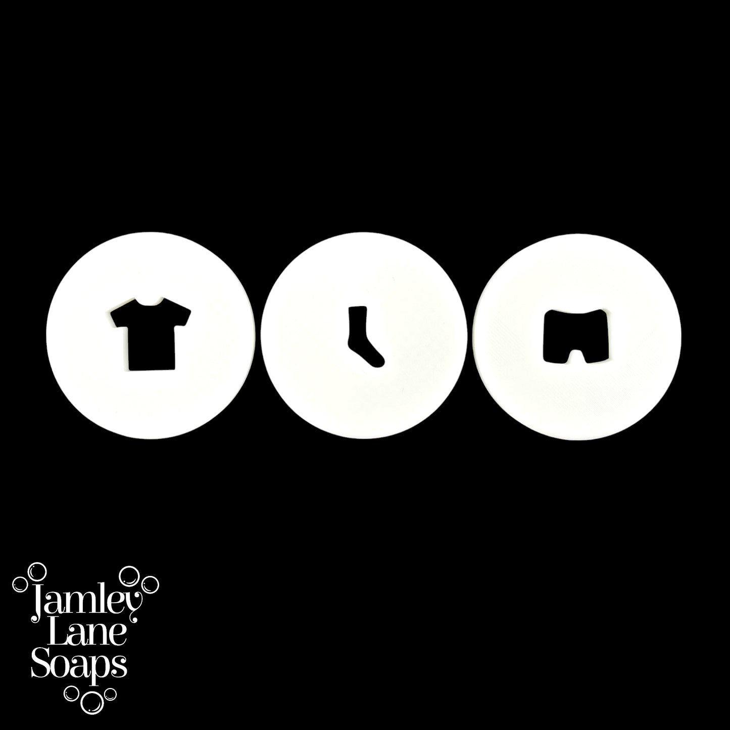 Clothes - T-Shirt, Shorts, Sock 3 Piece Extruder Disc Set