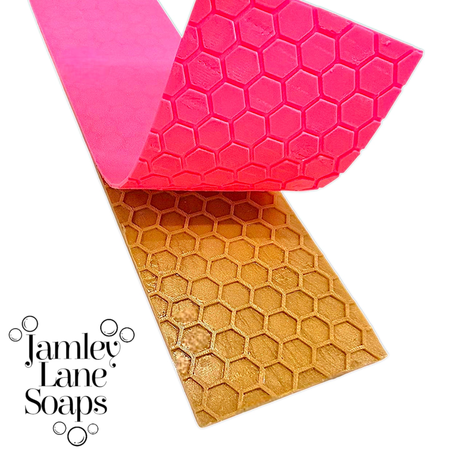 Honeycomb Outline Soap Impression Mat Soapmaking Tool