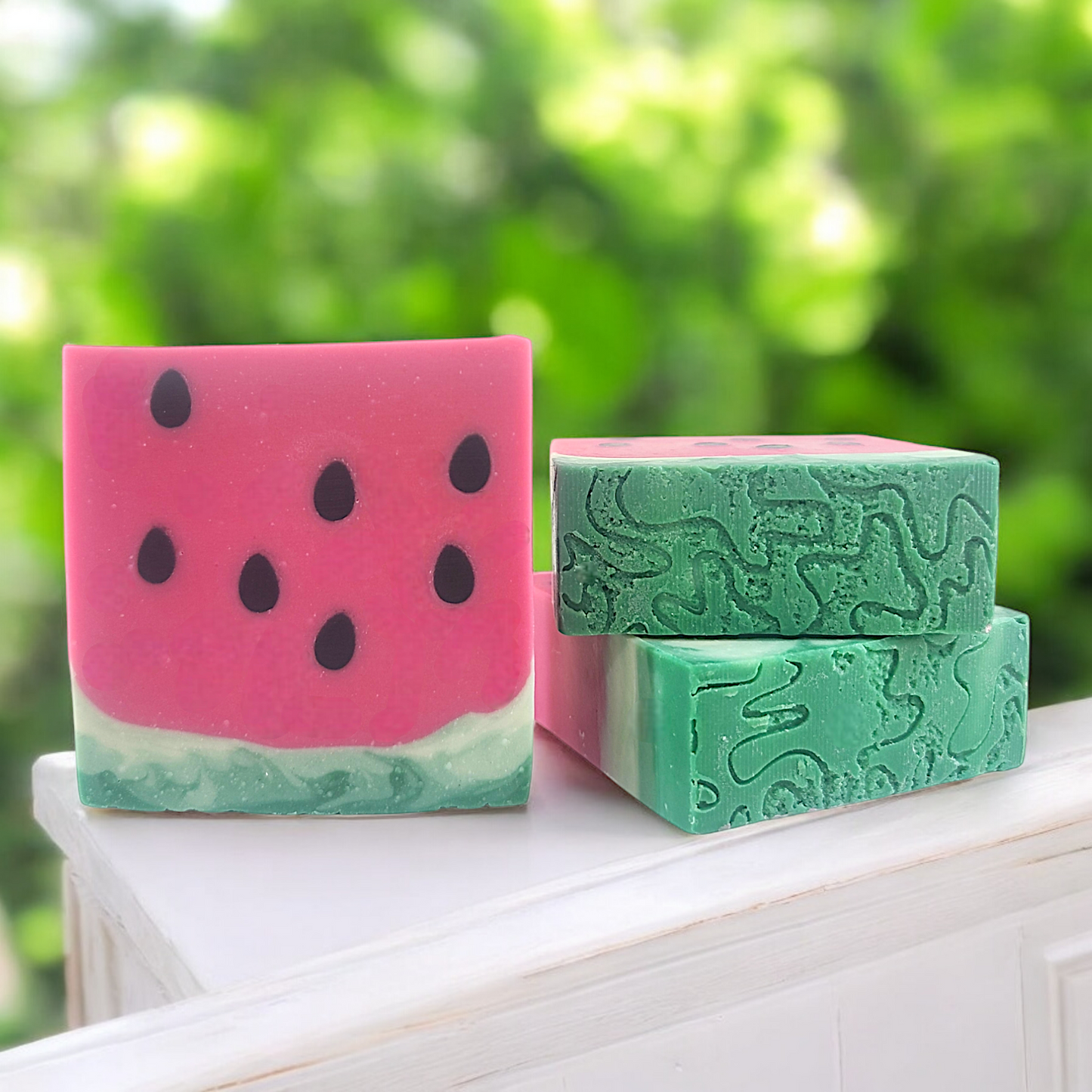 Watermelon Goat Milk Artisan Soap 4oz Bar