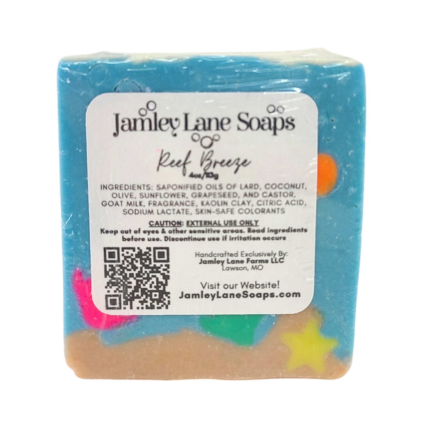 Reef Breeze Under the Sea Clownfish Goat Milk Artisan Soap 4oz Bar