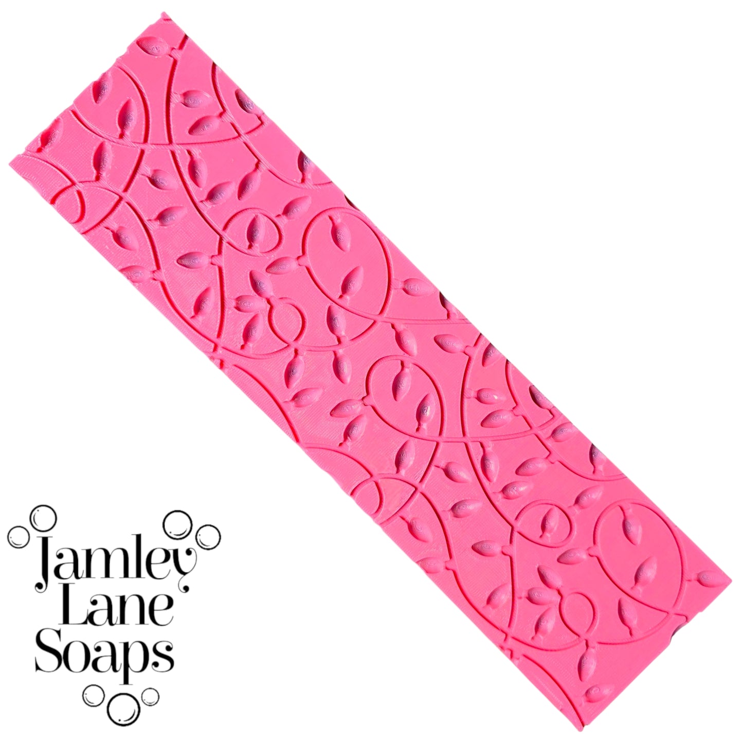 Holiday Lights Soap Impression Mat Christmas Lights Soapmaking Tool
