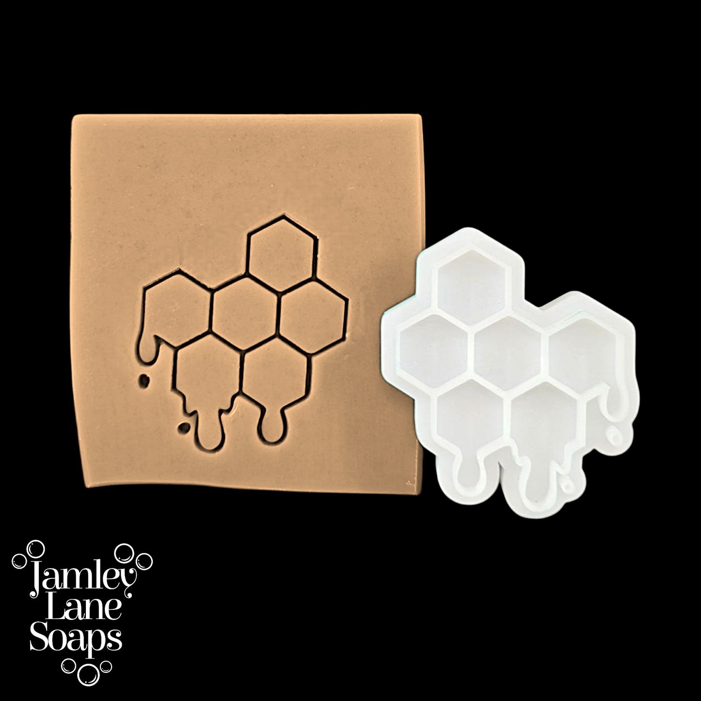 Dripping Honeycomb Soap Stamp