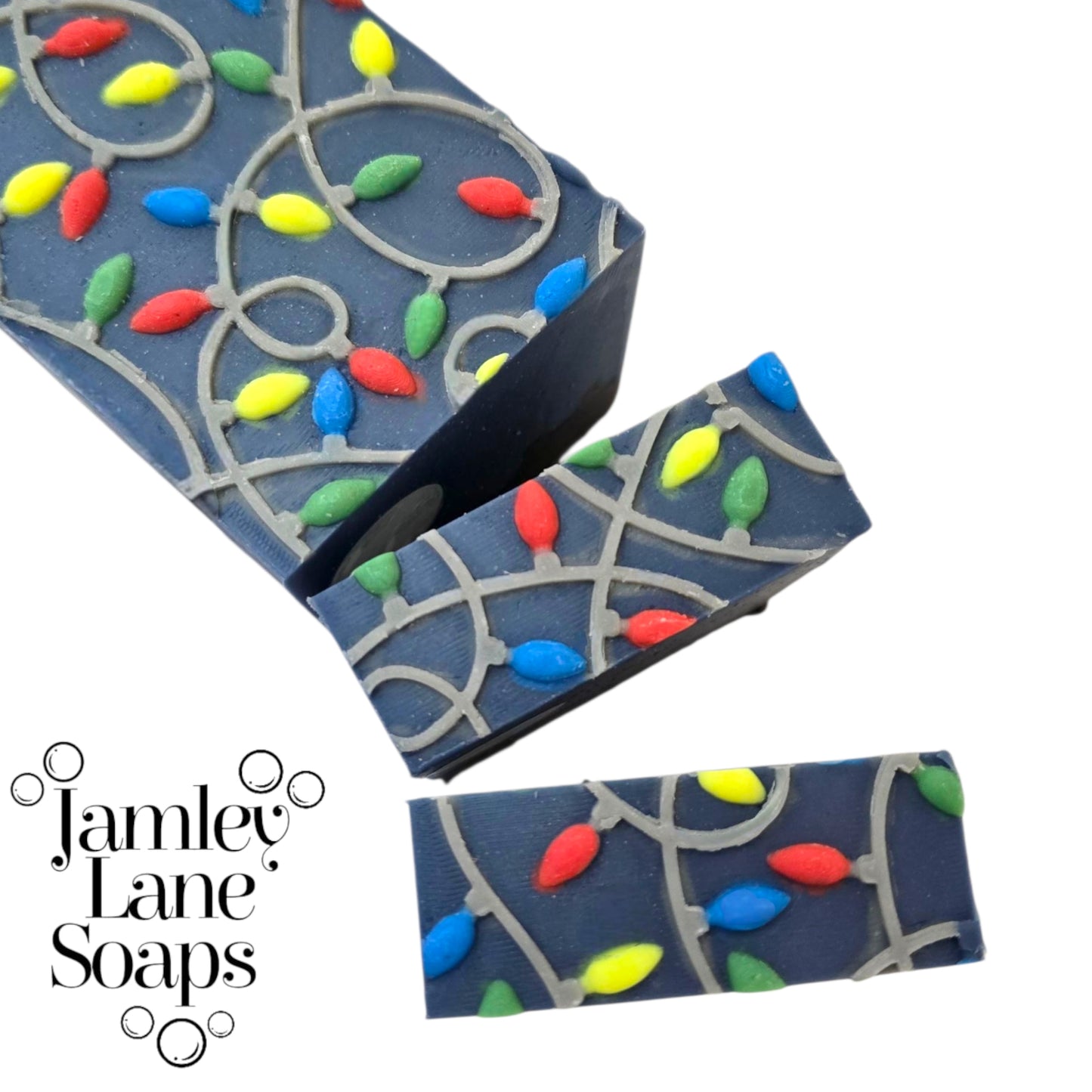 Holiday Lights Soap Impression Mat Christmas Lights Soapmaking Tool