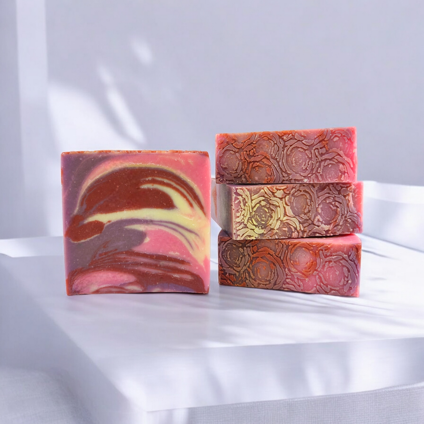 Graceful Swirls Vegan Artisan Soap 4oz Bar