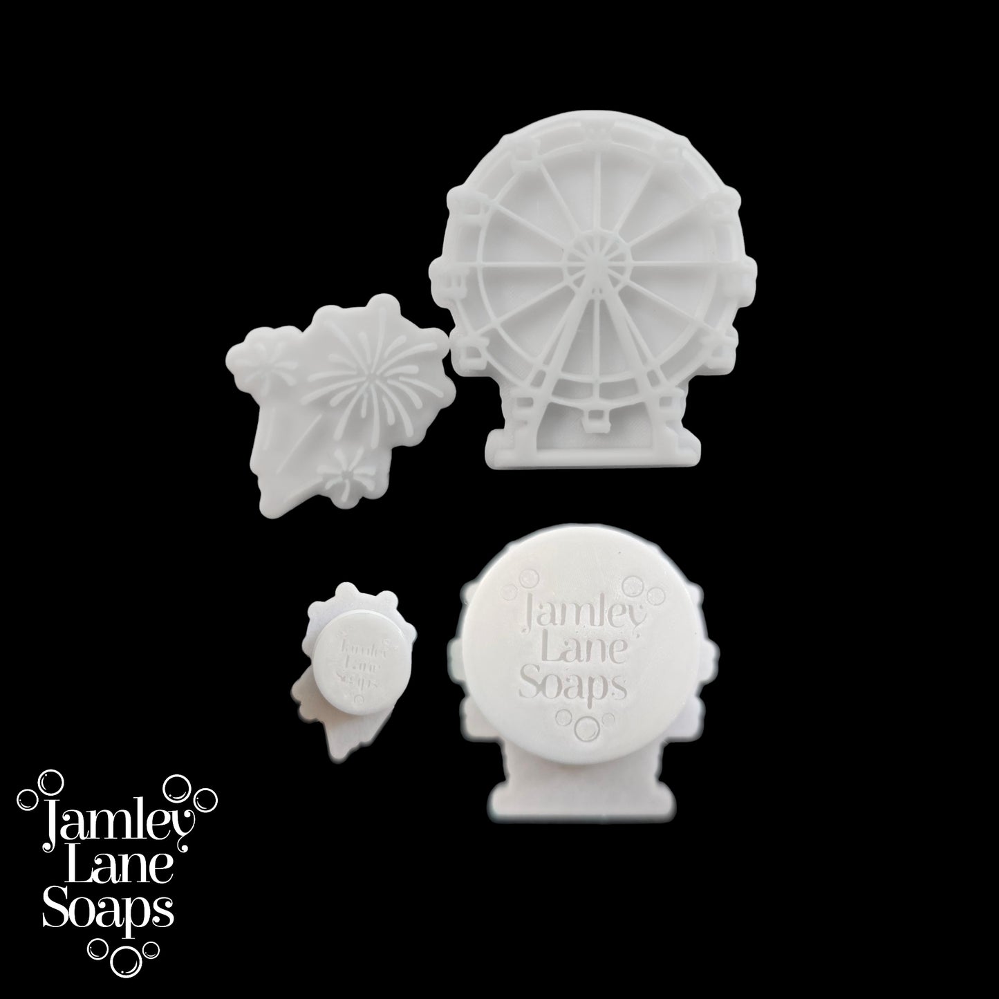 Ferris Wheel Firework - 2 Piece Soap Stamp Set