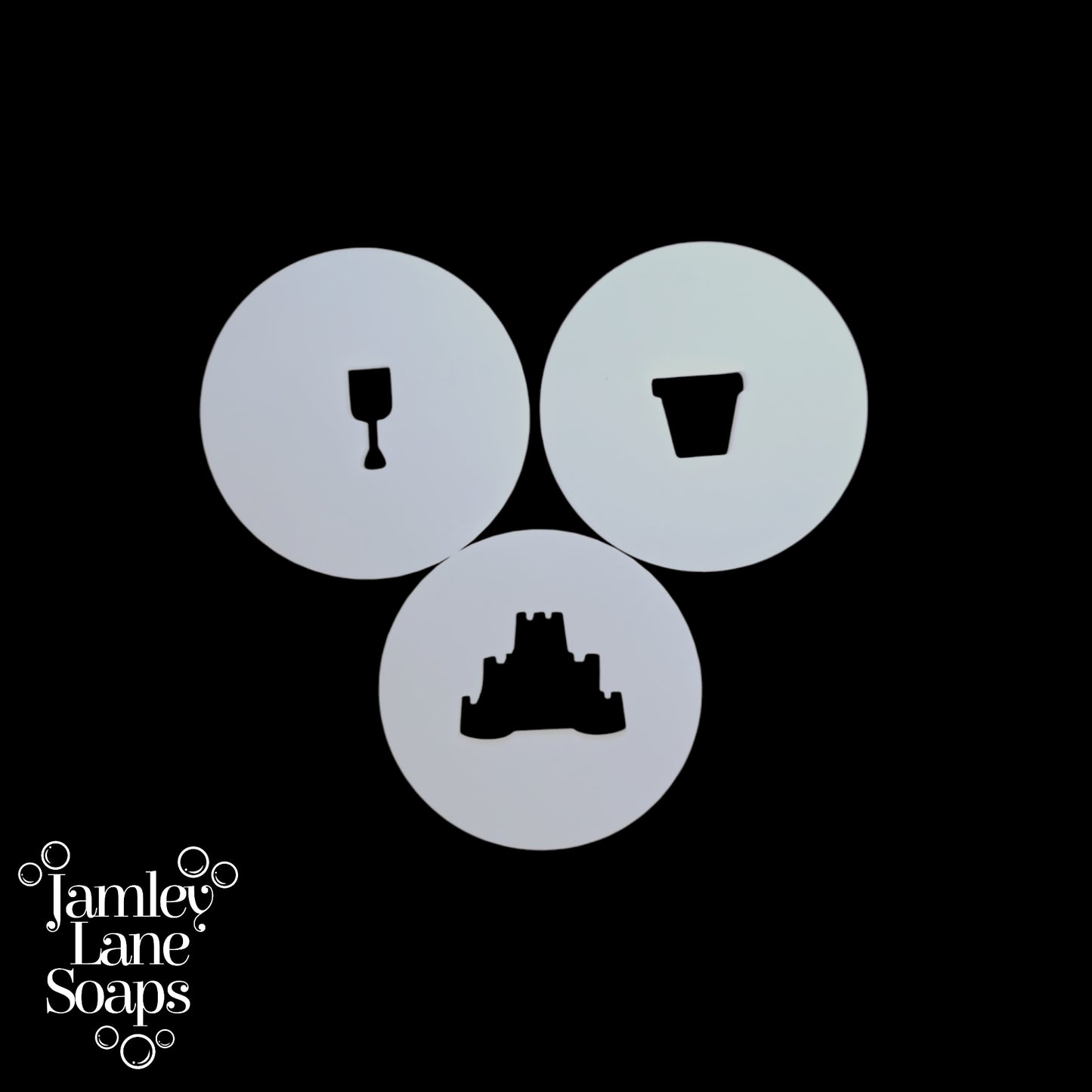 Sandcastle 3 Piece Extruder Disc Set