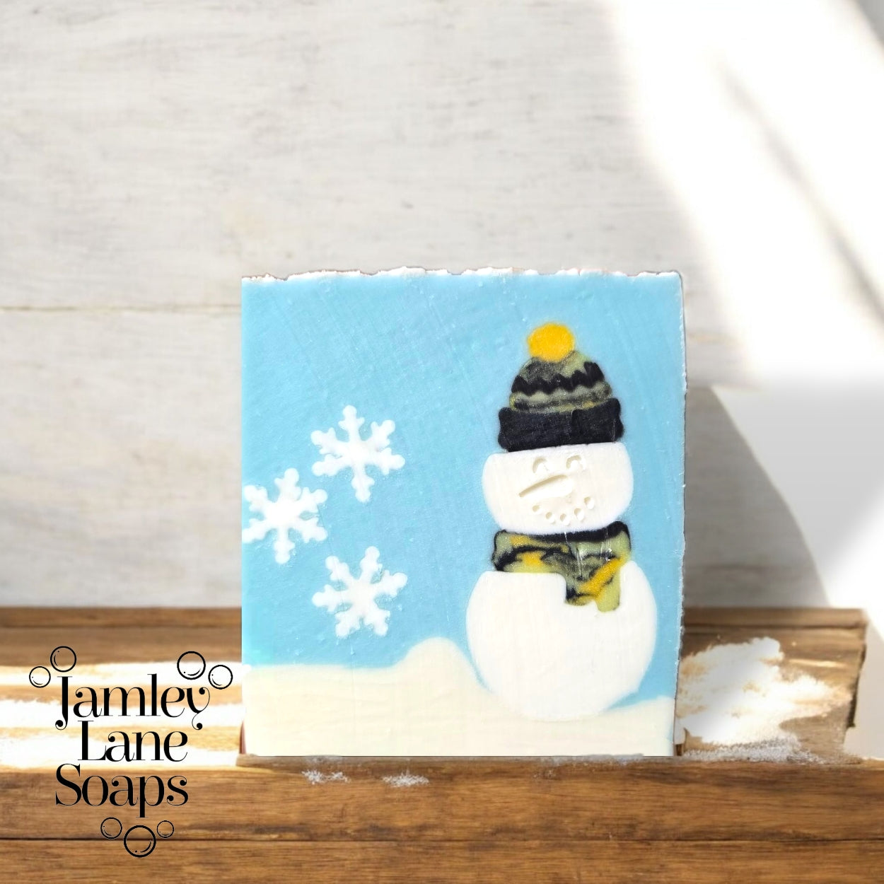 Sweet Freeze Snowman Goat Milk Artisan Soap 4oz Bar