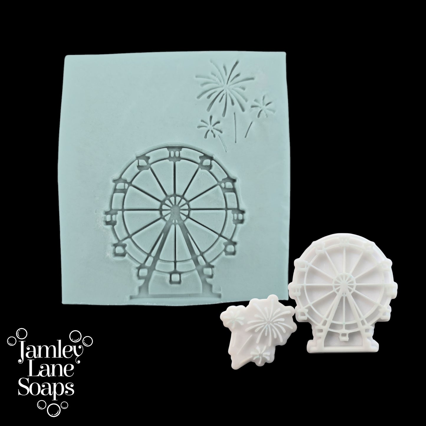 Ferris Wheel Firework - 2 Piece Soap Stamp Set