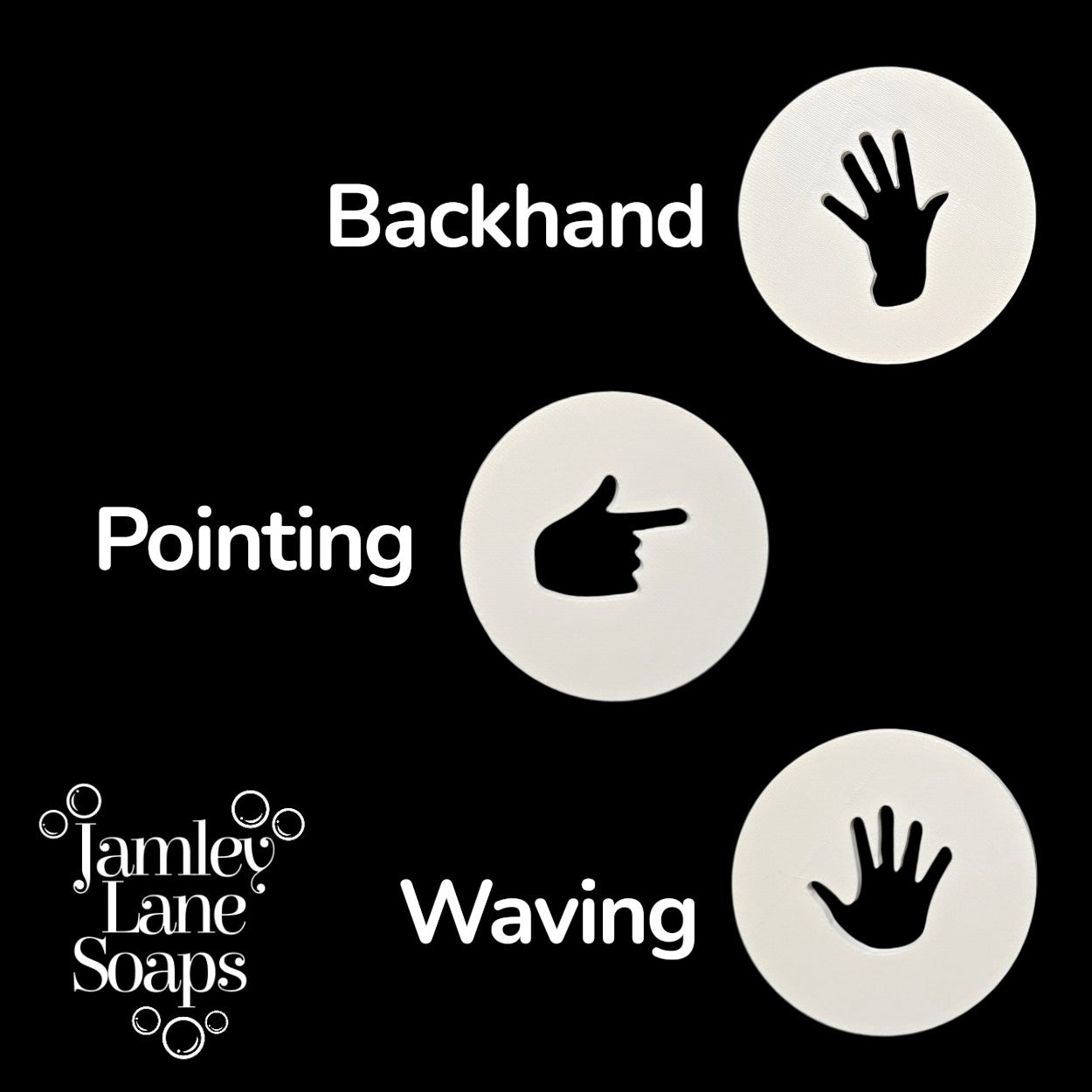 Hands Trio Hand Embed Set XL Extruder Discs