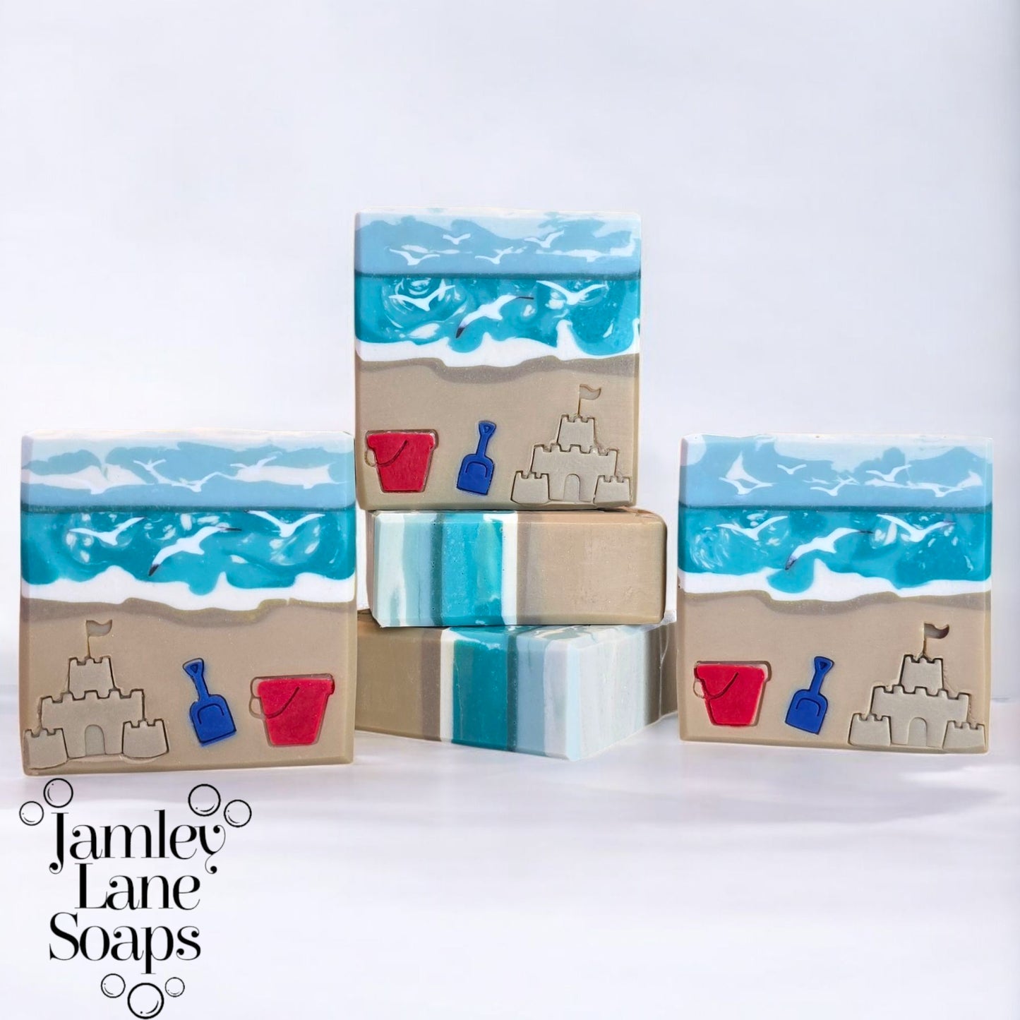 Sandcastles at The Beach Goat Milk Artisan Soap 4oz Bar