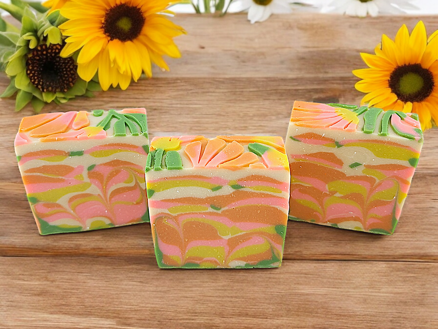 Groovy Daisy Artisan Soap 4oz Bar
