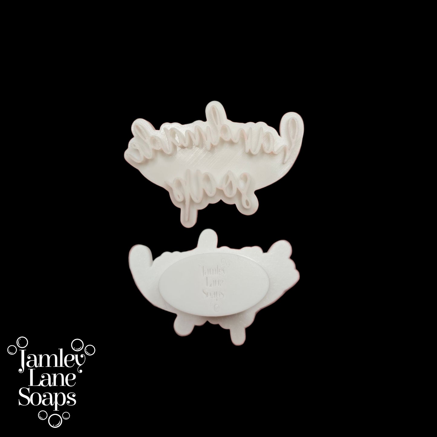Cursive Handmade Soap Stamp
