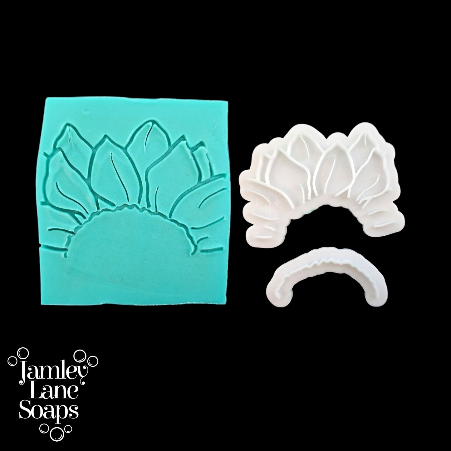 Sunflower - 2 Piece *Matching* Soap Stamp Set