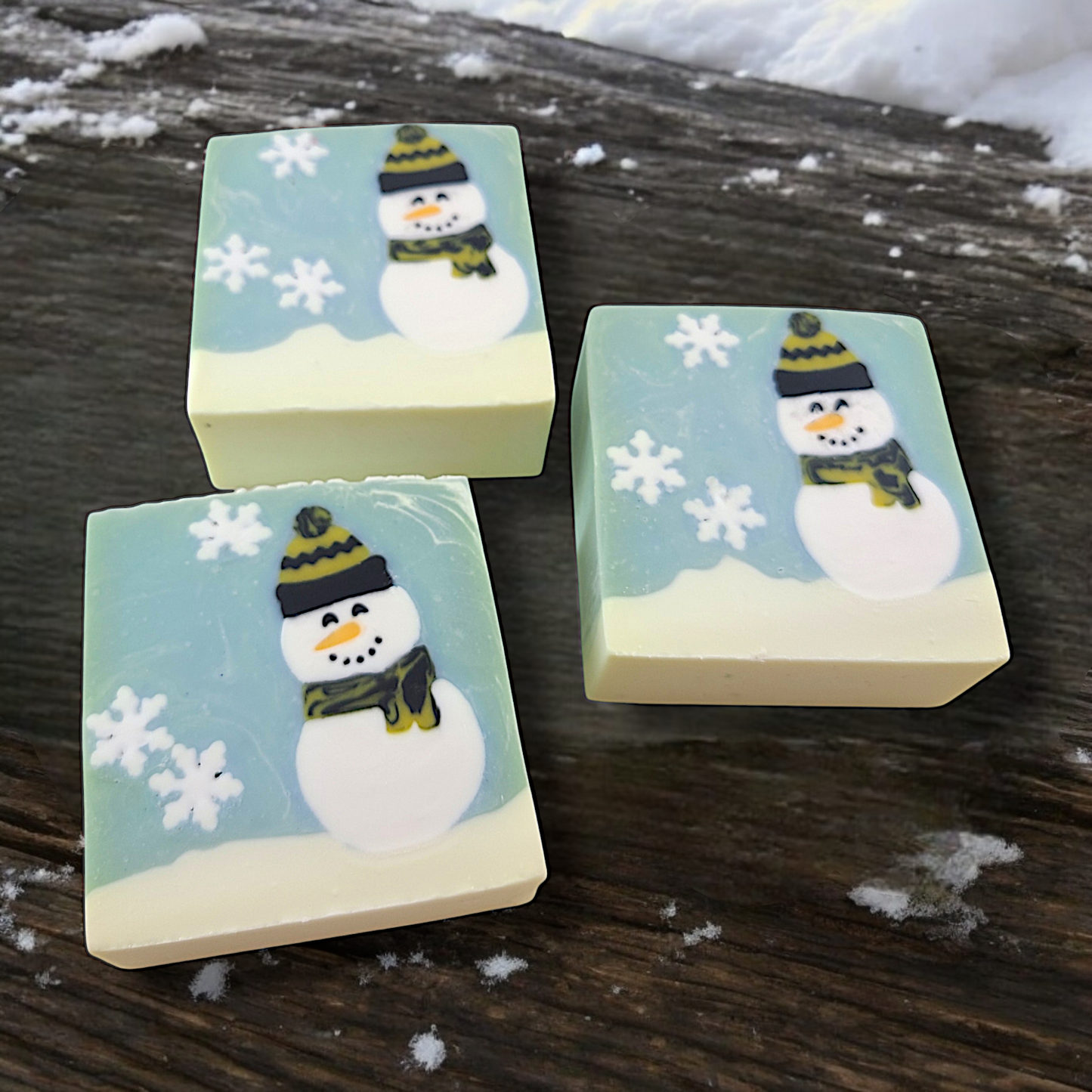 Snowman With Hat and Scarf 8 Piece Extruder Disc Set