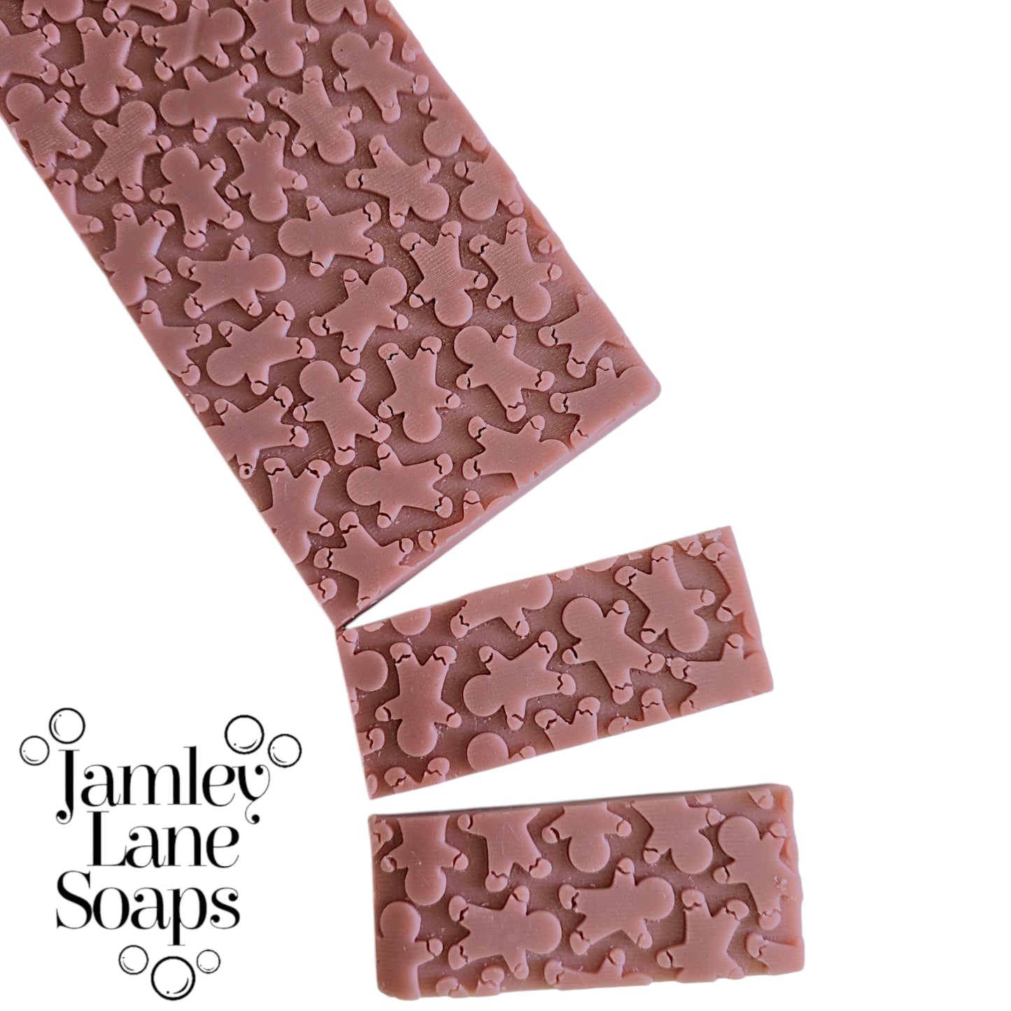 Gingerbread Man Soap Impression Mat Christmas Soapmaking Tools