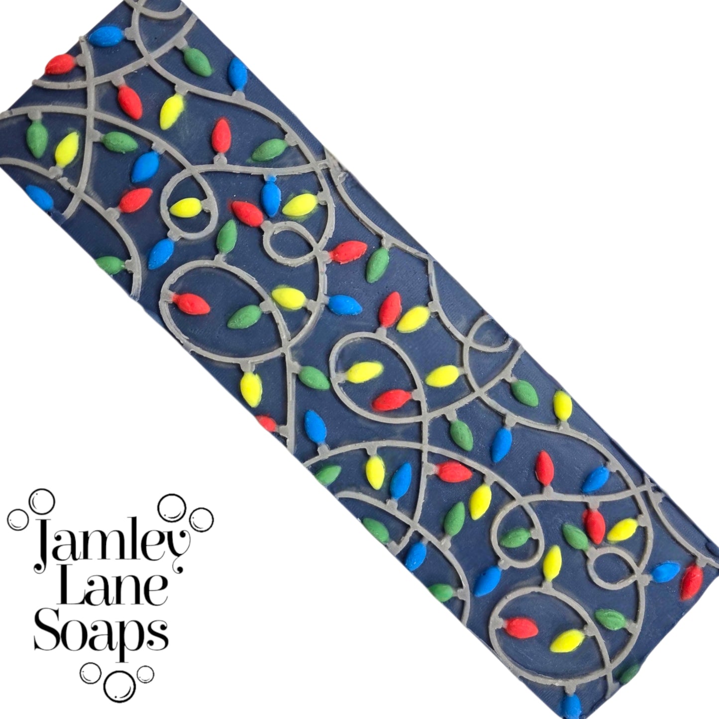 Holiday Lights Soap Impression Mat Christmas Lights Soapmaking Tool