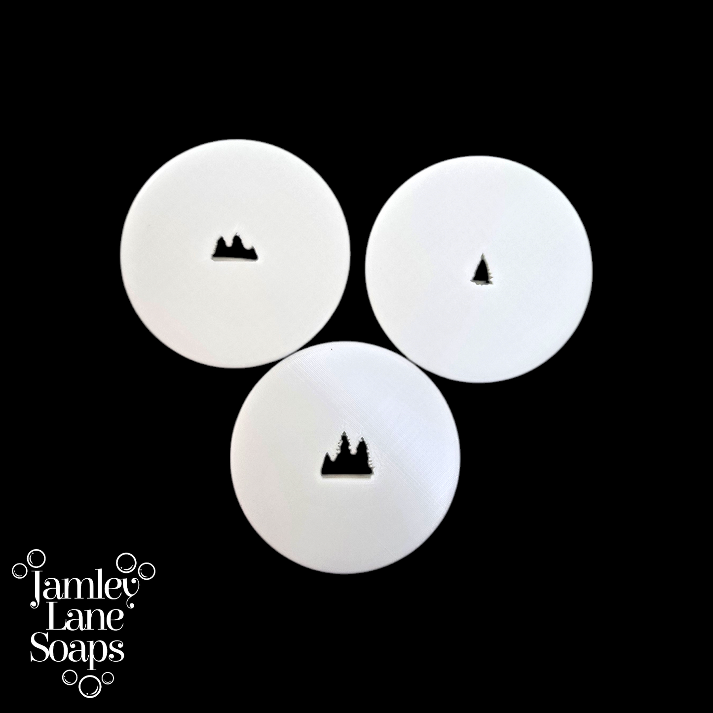 Tiny Trees 3 Piece Disc Set for XL Soap Dough Extruders