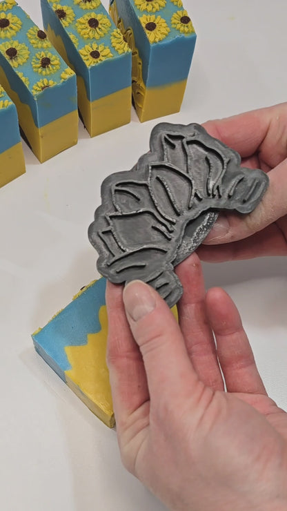 Sunflower - 2 Piece Soap Stamp Set