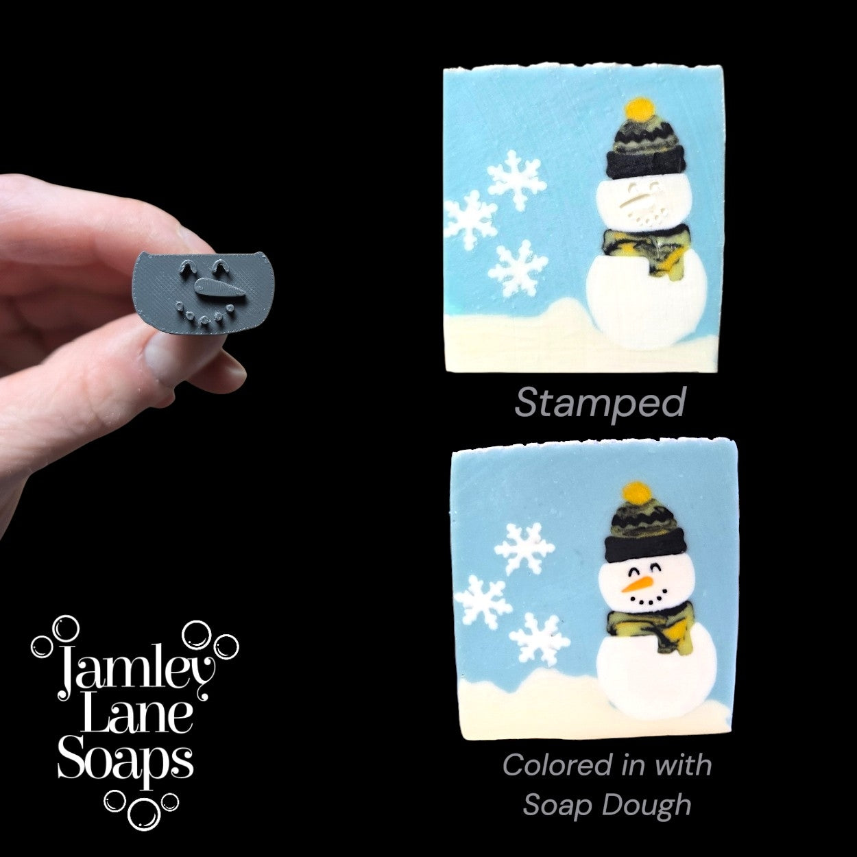 Snowman Face Stamp