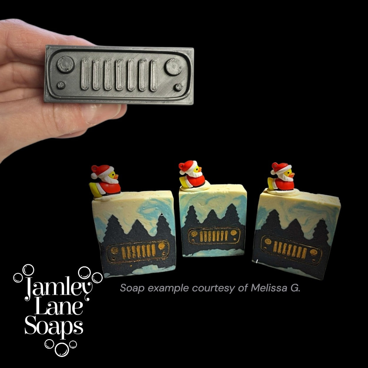Jeep Style Grill Soap Stamp