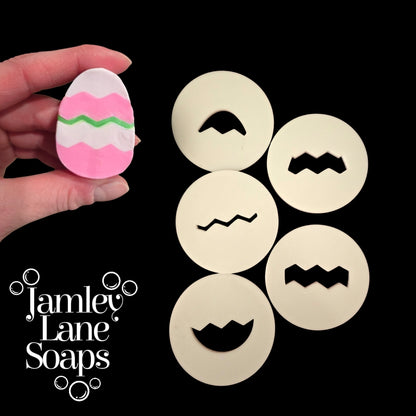 Easter Egg 5 Piece Extruder Disc Set