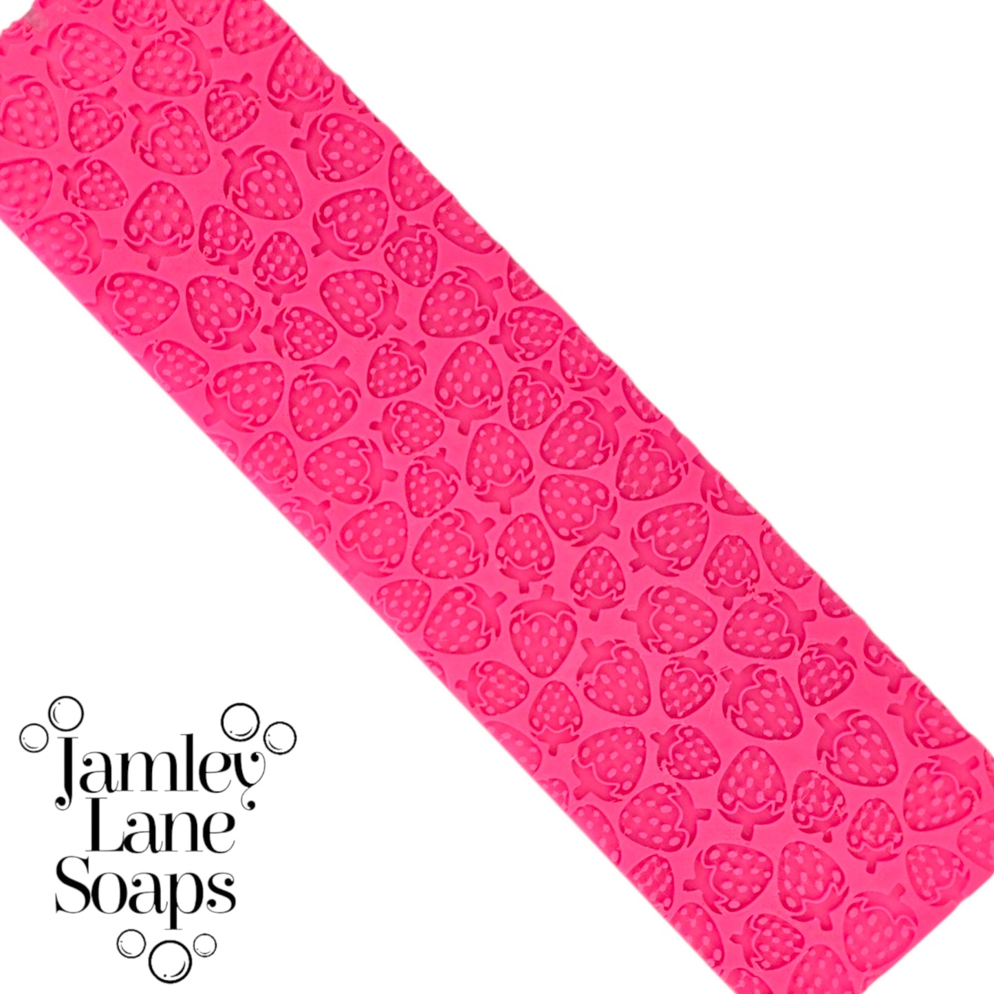 Strawberry Fields Forever Custom Soap Impression Mat | Berry Design