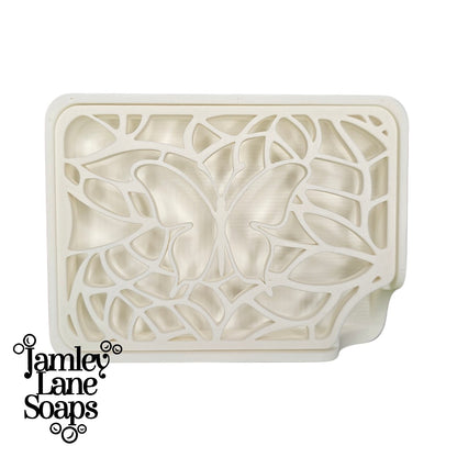 Butterfly Soap Dish | Two-Piece Design | Elegant Wing Pattern | Custom Orders Available
