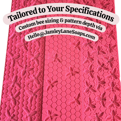 The Bees Knees: Honeycomb Soap Impression Mat Soapmaking Tool