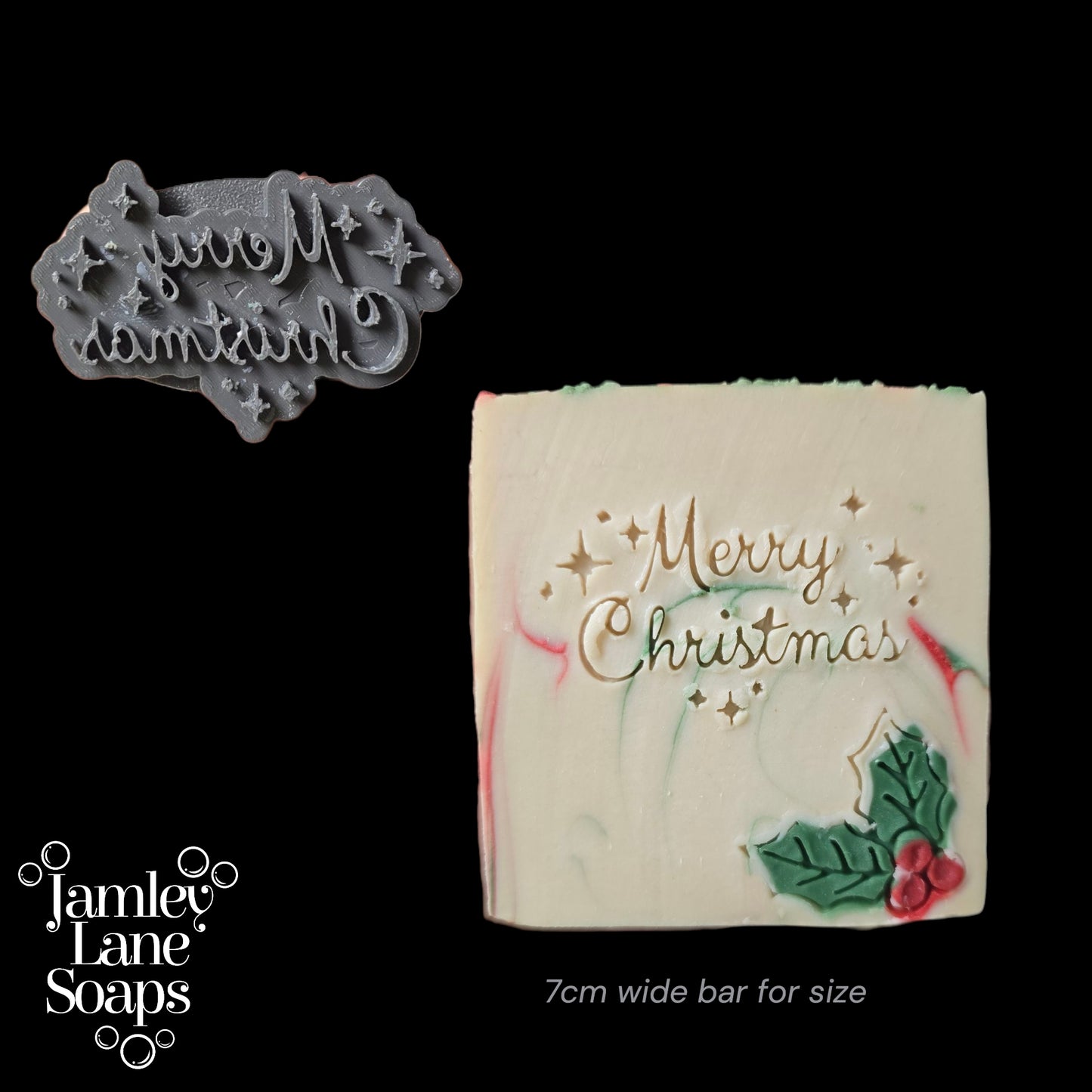 Merry Christmas Soap Stamps