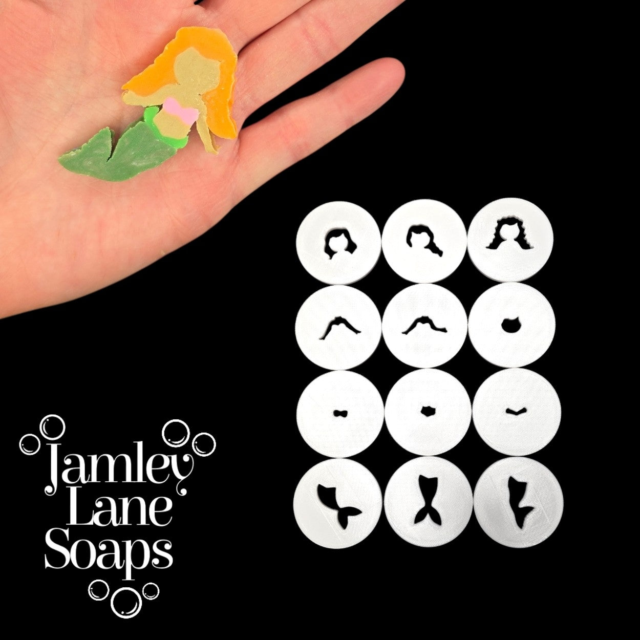 Mermaid "Mix & Match" 12-Piece XL Extruder Disc Set