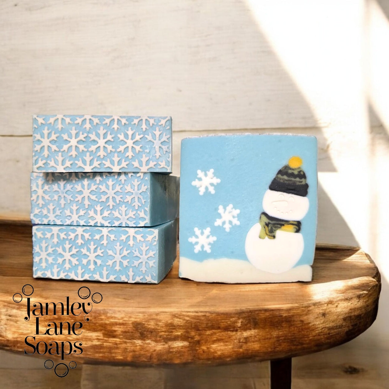 Sweet Freeze Snowman Goat Milk Artisan Soap 4oz Bar