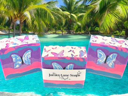 Fluttering Love Goat Milk Artisan Soap 4oz Bar