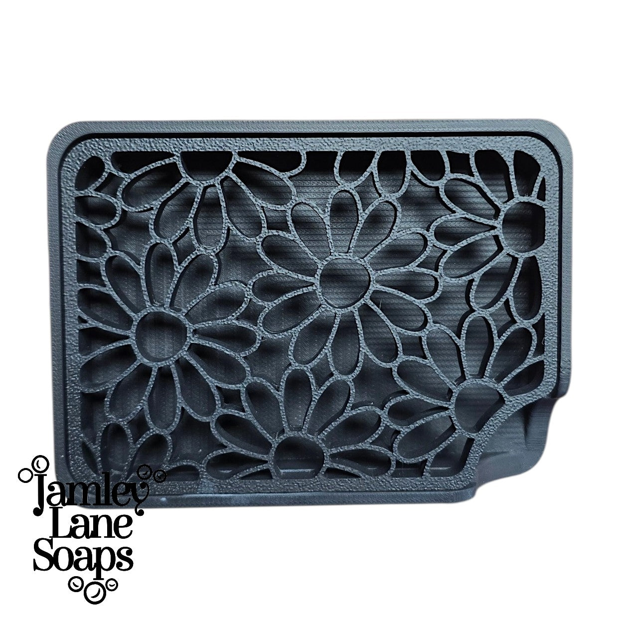 Daisies Soap Dish | Two-Piece Design | Botanical Pattern | Custom Orders Available