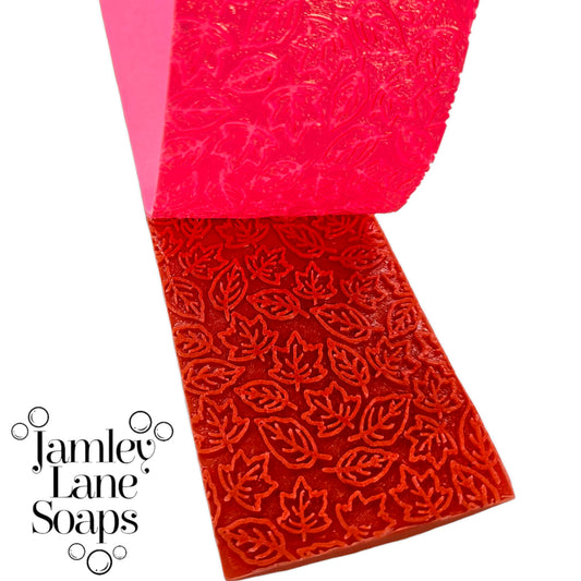 Falling Leaves Soap Impression Mat Soapmaking Tool