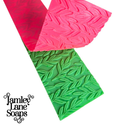 Leafy Sprigs Soap Impression Mat Eucalyptus Leaf Pattern