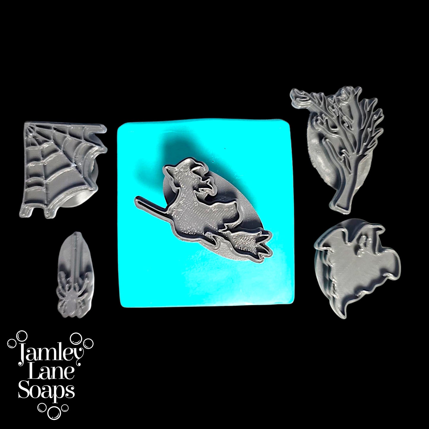 Spooky Collection Halloween Stamps 5 Piece Set