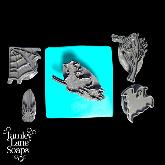 Spooky Collection Halloween Stamps 5 Piece Set