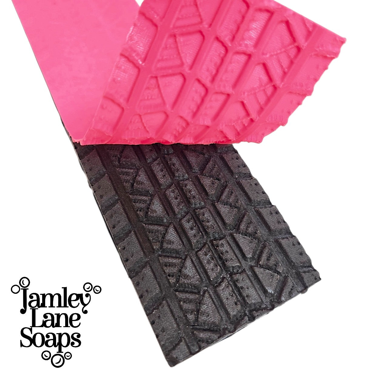 Full Traction Tire Tread Impression Mat | Realistic Tire Track Texture