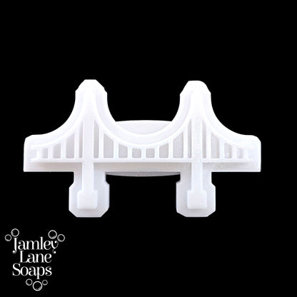 Suspension Bridge Landscape Soap Stamp