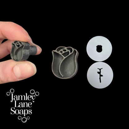 Standing Rose 2 Piece Extruder Disc Set Plus Stamp