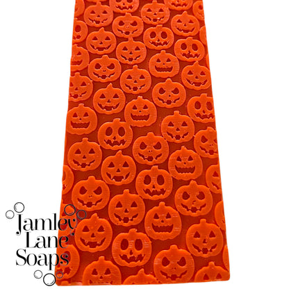 Jack-O-Lantern Soap Impression Mat Soapmaking Tool
