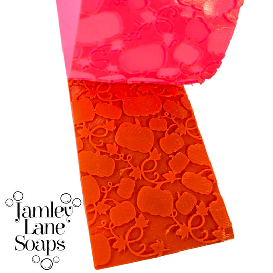 Pumpkin Patch Soap Impression Mat Soapmaking Tool