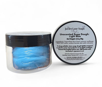 Light Blue Soap Dough 4oz Jar