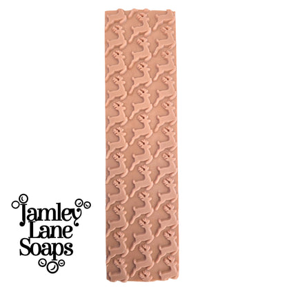 Reindeer Games Soap Impression Mat | Christmas Soap Texture