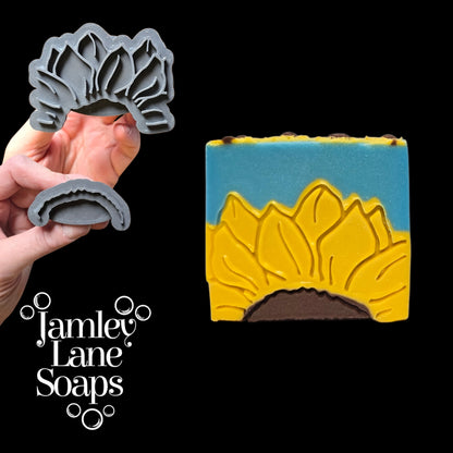 Sunflower - 2 Piece Soap Stamp Set