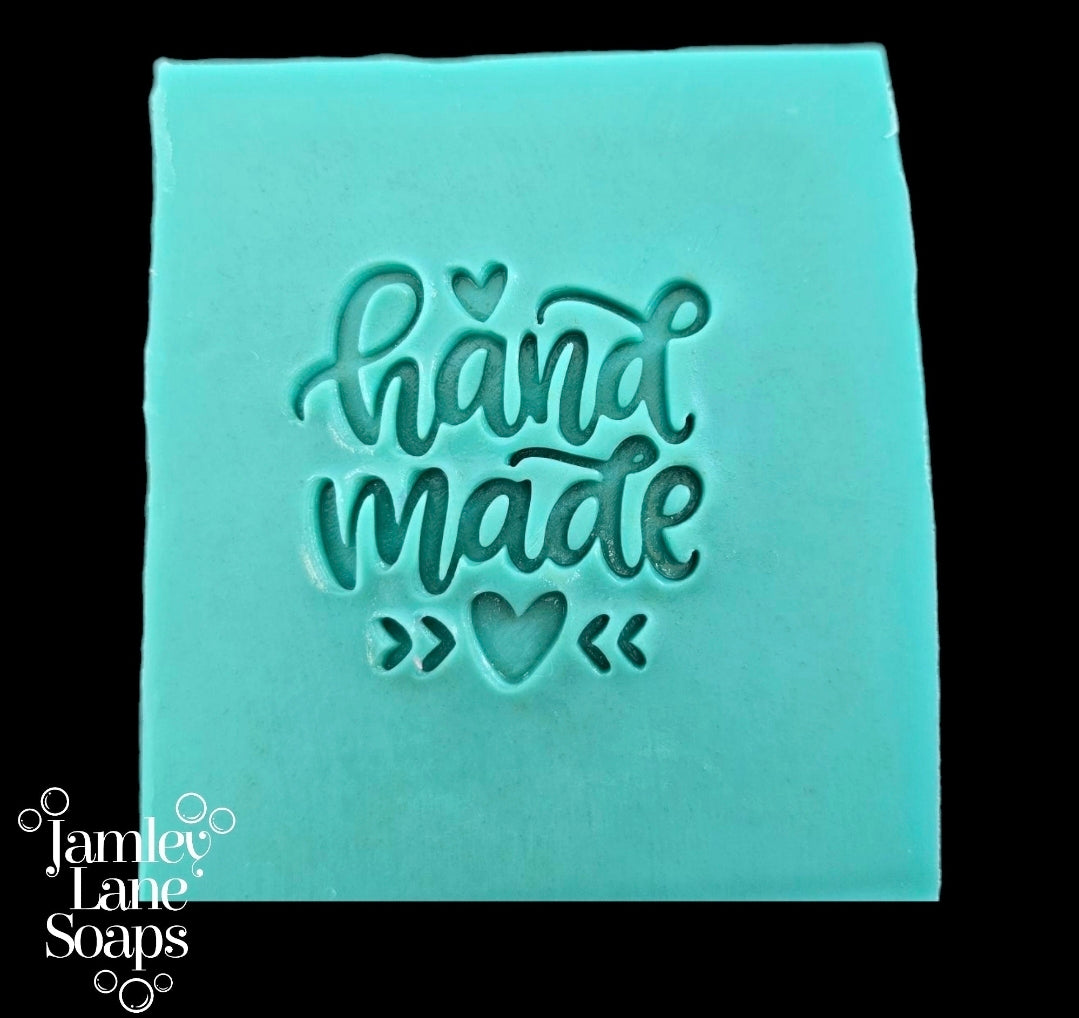 "Hand Made" Soap Stamp