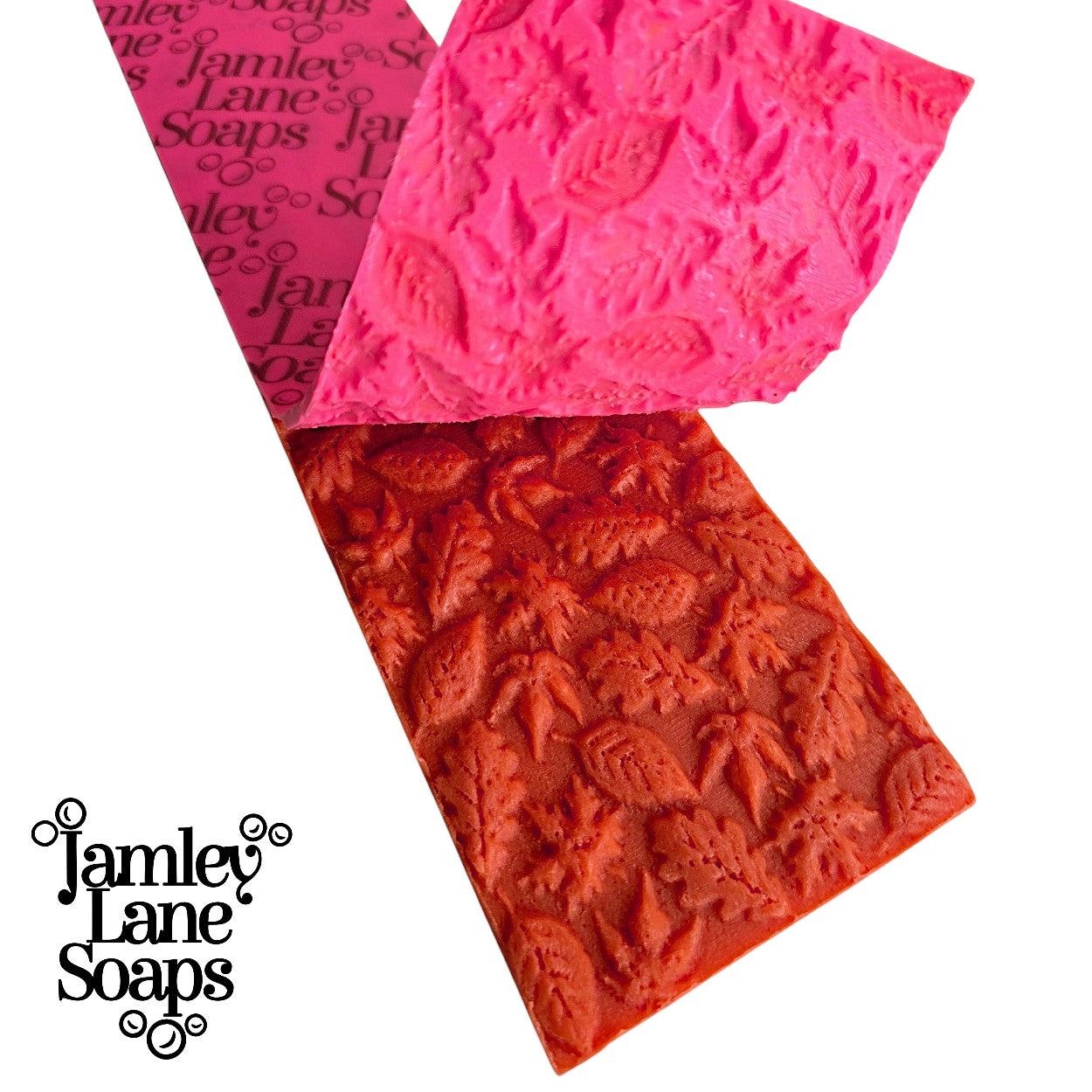 Autumn Drift Leaf Impression Mat | Fall Texture Soap Tool