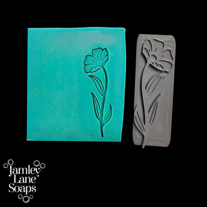 Single Standing Flower Soap Stamp
